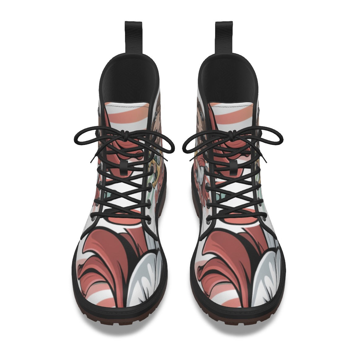 Martin Short boots with giant skeleton print - very fashionable and unique