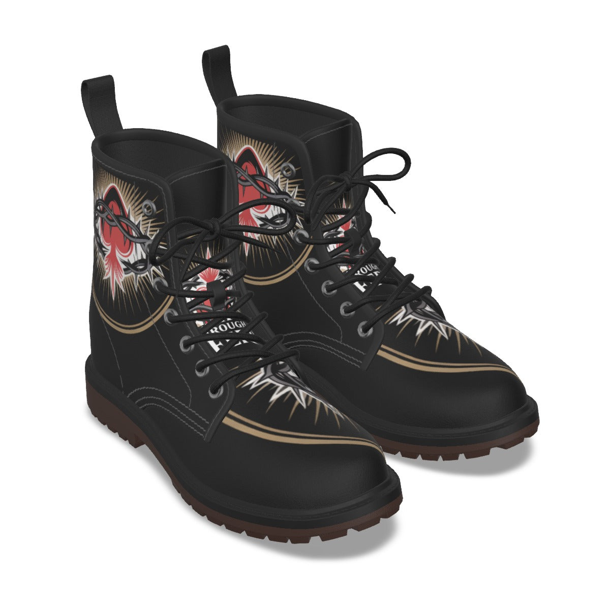 Martin Short Cherry Boots - royal style