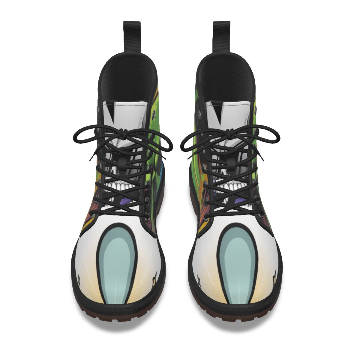 Martin Short boots in skull style - cool, vibrant tones for gentlemen